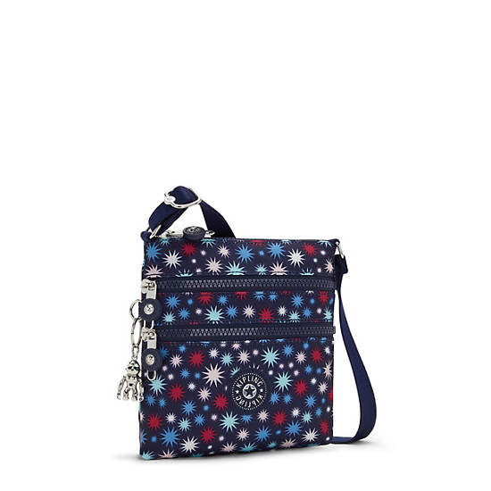 Kipling Alvar Extra Small Printed Mini Veske Blå | NO 1902ZU